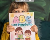 Spanish Christian Alphabet Workbook | ABC Bible Activities for Preschool | Printable Homeschool PDF | ABC con Propósito
