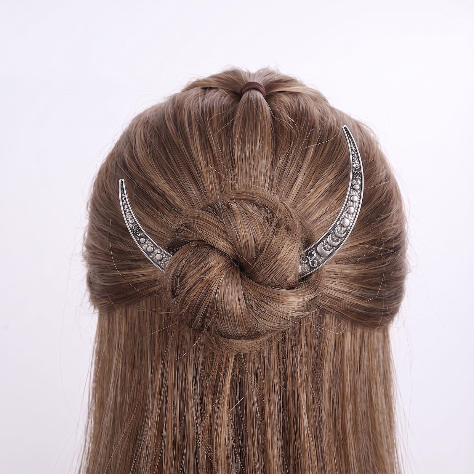 Moon Hair Pins - Etsy