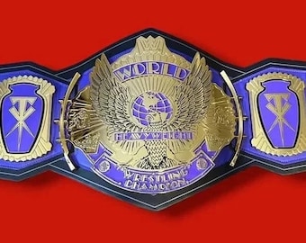Custom Undertaker Championship Belt - Purple & Gold Replica - Limited Tribute