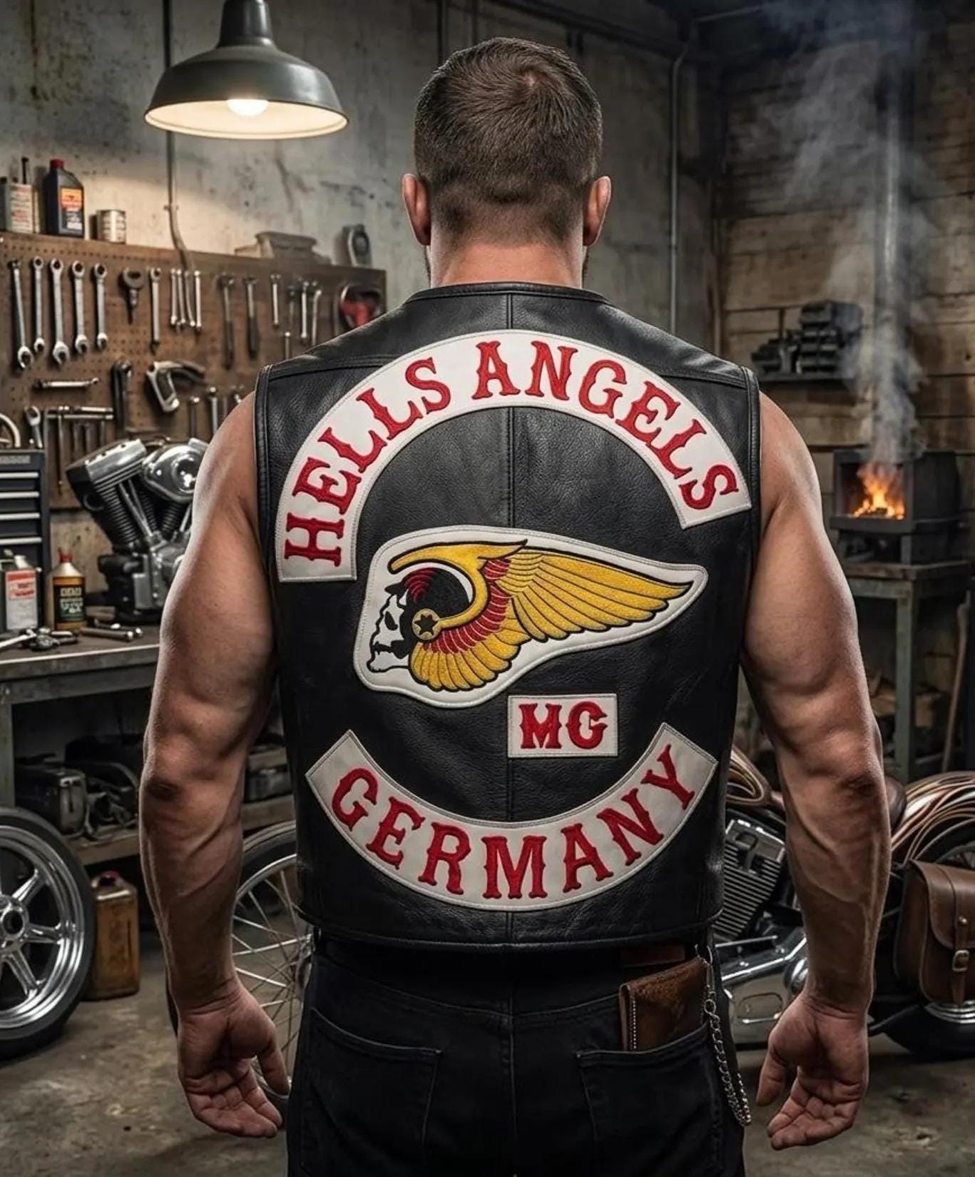 Hells angels vest mc - Etsy 日本