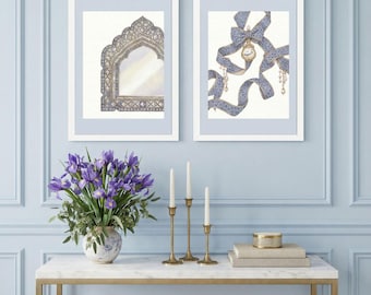 Conjunto de Arte de Parede com Tema Árabe de Amor, Impressão Geométrica Islâmica, Decoração Muçulmana para Casa (Download em PDF)