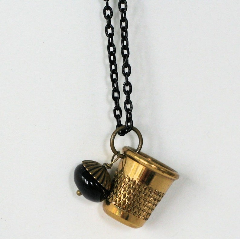 Peter Pan Thimble Kiss With Acorn Kiss Peter Pan and Wendy Etsy