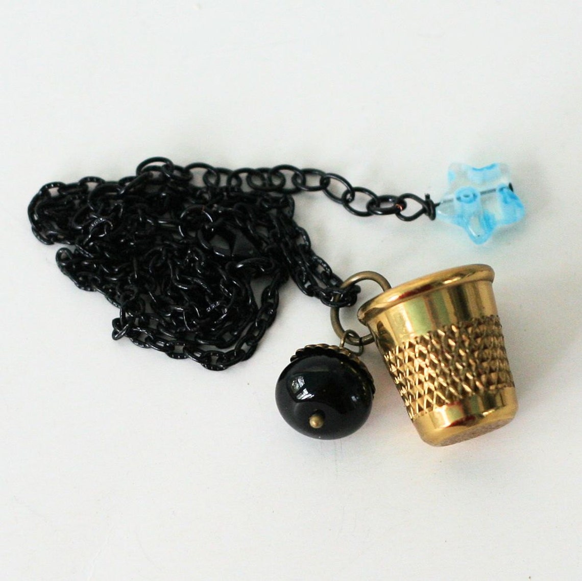 Peter Pan Thimble Kiss With Acorn Kiss Peter Pan and Wendy Etsy