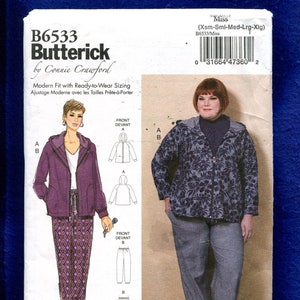 Butterick 6533 Connie Crawford Active Sportswear Pattern Size XS to XL UNCUT