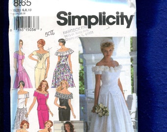 Mccalls 5253 High Low Drop Chevron Waist Bridesmaid Dresses With Large Puff  Sleeves Size 8 UNCUT - Etsy