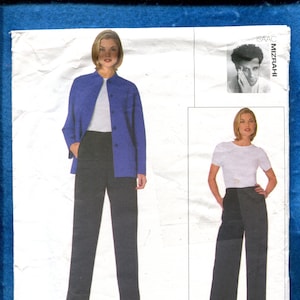 Vogue 2093 Isaac Mizrahi Easy Fitting Jacket & Pants Pattern Size 8..10..12 UNCUT