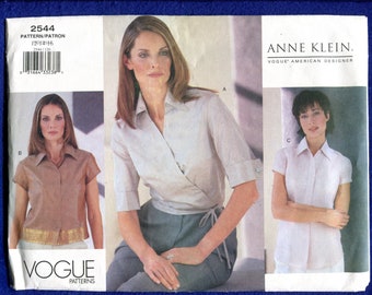 Patrón de costura de moda de diseñador 2622 Talla 12 14 16 Chaqueta Falda Pantalones Anne klei
