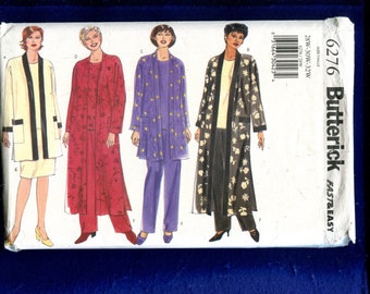 Butterick 6276 Sewing Pattern Misses Dress Size 8 1980s Retro Fashion Sewing Crafts PanchosPorch