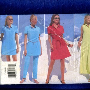 Butterick 5039 Designer Resort Dress Tunic & Pants Pattern Size 12..14..16 UNCUT