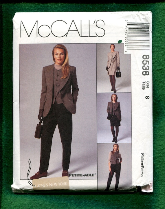 McCalls 9572 NY NY Designer Wardrobe Pattern Size 18 UNCUT Sewing Craft