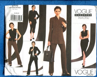 Vogue 2770 Designer Tamotsu Uptown Chic Wardrobe Pattern Size 8..10..12 UNCUT