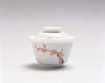 Handmade Ge Kiln Ceramic Tea Bowl for Tea & Coffee, Japanese Porcelain, Gift for Father, Dad, His Birthday, Elegant Homeware