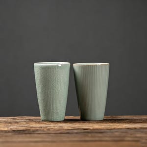 Celadon Ru Kiln Small Teacup, Japanese Porcelain Tea Cup, Handmade Matcha Cup, Elegant Home Tea Vessel, Perfect Gift for Tea Lovers