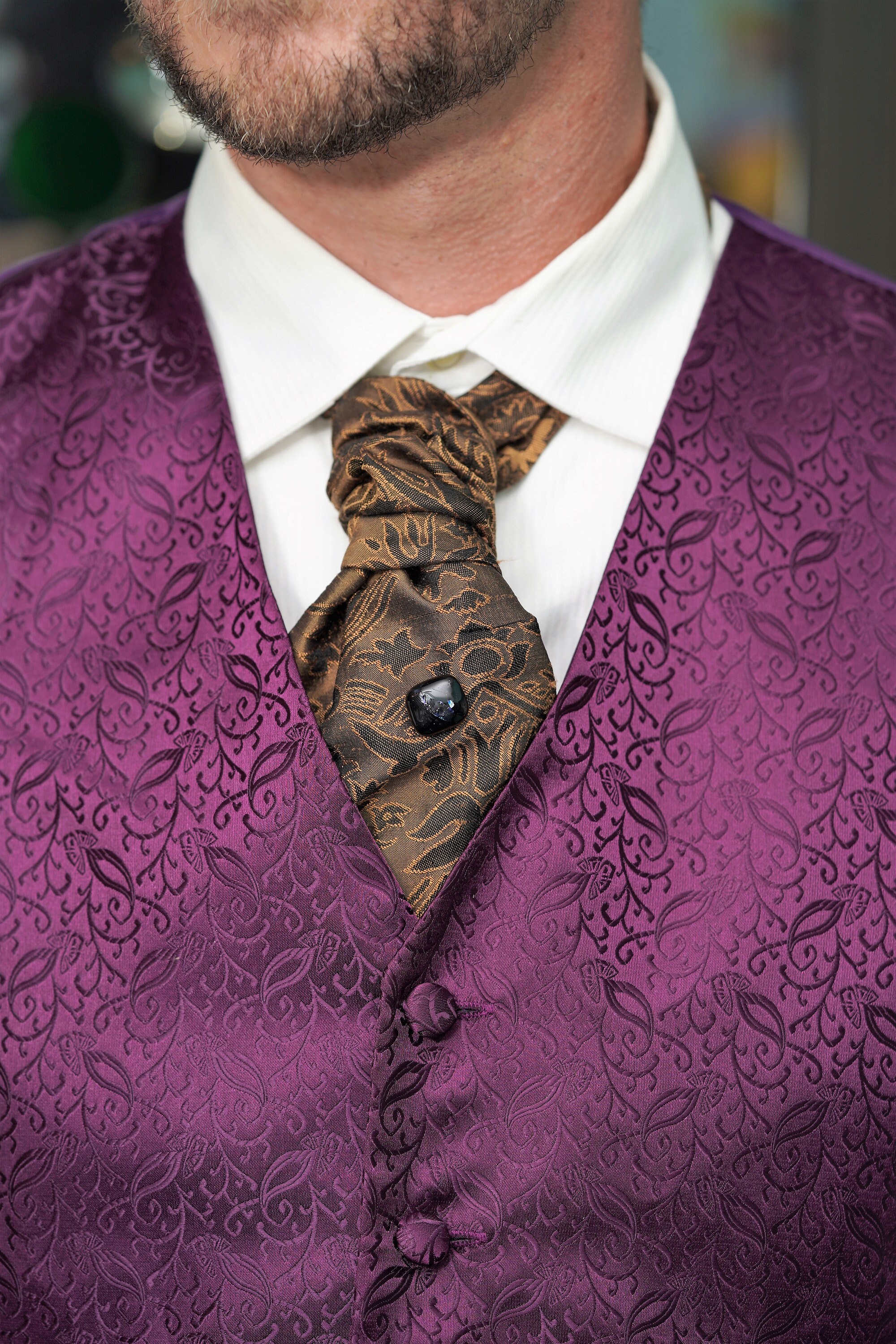 Men's Tie Pin Groomsmen Proposal Gift for Men Tux Accessory Black Tie