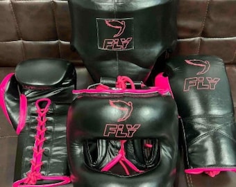 Fly Boxing Sparring Set, Gloves, Head & Groin Guard, Training Gear, Fighting Gear, Worldwide Shipping