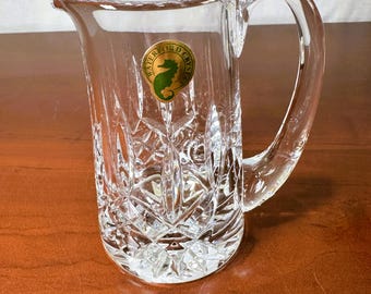 Jarra pequeña o jarra para zumo Waterford Lismore Crystal de 12,7 cm (5 pulgadas) - Nueva en su caja original.