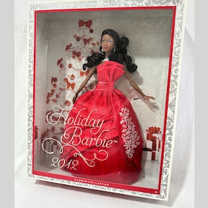 2012 holiday dresses Holiday Barbie 2012 Doll