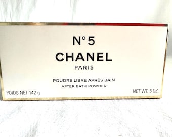 Chanel No. 5 Poudre Libre Apres Bain After Bath Powder 5oz / 142g NIB Sealed