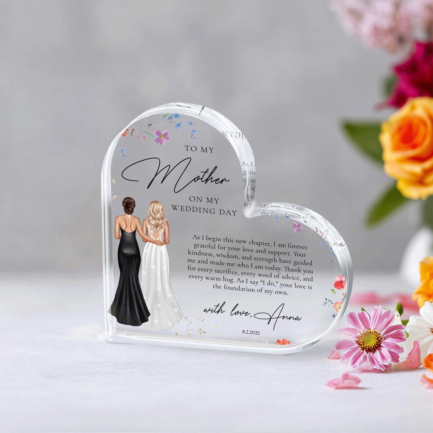 Personalized Acrylic Portrait Plaque