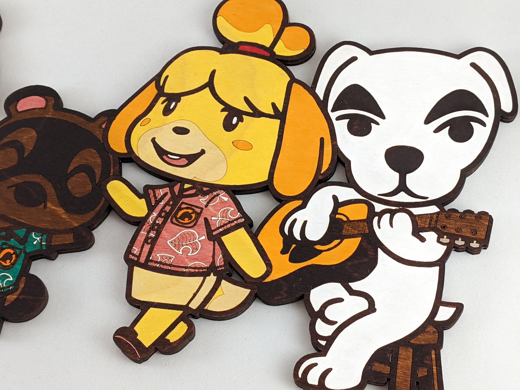 Animal Crossing Wooden Laser Cut Wall Art Etsy