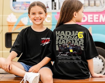 Isack Hadjar Formula One kindershirt, F1 jeugdshirt: cadeau racefan