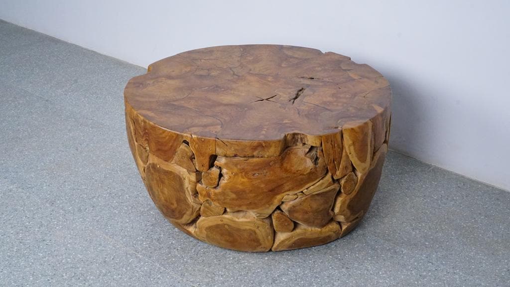 Solid Teak Root Coffee Table - Etsy