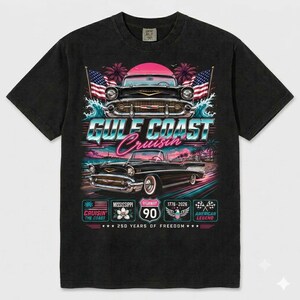 Cruisin the Coast Tshirt - Etsy