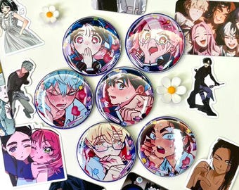 Alien Stage Badges Set | Ivan, Luka, Sua, Hyuna, Till, Mizi | Handmade Anime Merch Collectible Gift for Fans