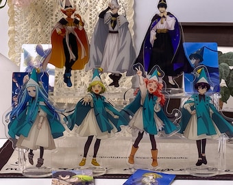 Set de figuras acrílicas Witch Hat Atelier / 15 cm / 5,91 pulgadas, Coco, Qifrey, Olruggio, Agott, Richeh, Tetia. Figuras de personajes. Colección de anime. Regalo.