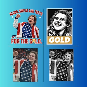 Pacchetto PNG Jack Hughes USA Gold Hockey, Medaglia d'oro olimpica USA Hockey Png, Poster medaglia d'oro delle Olimpiadi invernali 2026 di Jack Hughes, Sdentato d'oro