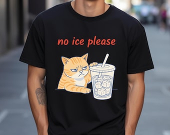 No ICE Please Cat Tee | Pro-Immigration Protest Shirt