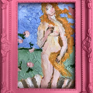 Digital download: The Birth of Venus after Botticelli miniature art print