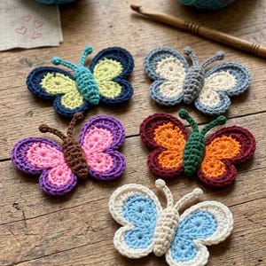 Easy Beginner Butterfly Crochet Pattern (PDF Download)