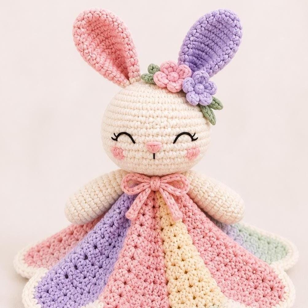 40 Bunny Lovey Crochet Patterns for Sweet Baby Gifts and Nursery Keepsakes 5 Beginner Crochet Bunny Lovey