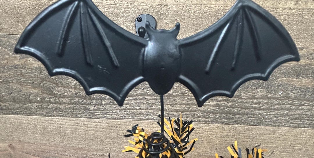 Led Bat Tree Topper Tree Topper 5inches Halloween Tree Bat - Etsy