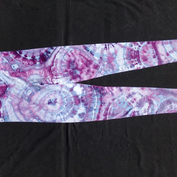 Forest Fern Tie Dye Leggings Purple