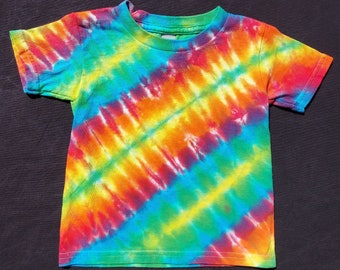 Rainbow Road Tie Dye Baby 3T Toddler Shirt