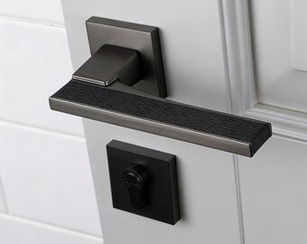 Nickel Leder Hebelgriff, Metalltürgriffschloss