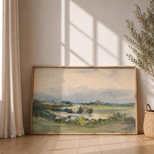 antique landscape wall decor