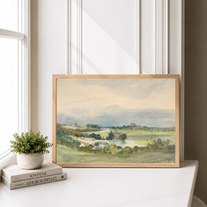 Vintage landscape printable wall art