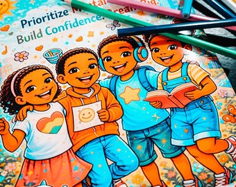 Libro da colorare con affermazioni positive