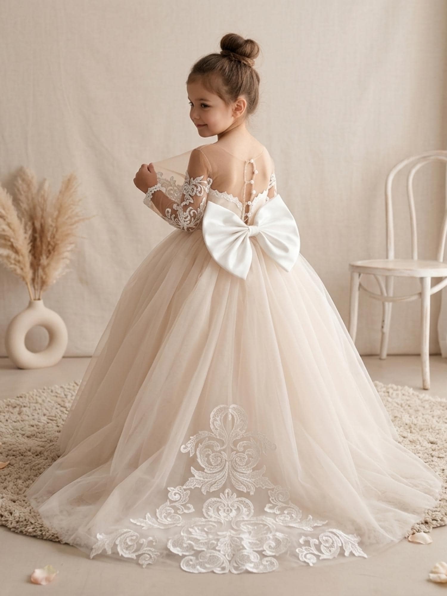 sachin and babi light blue dress V Neck Pink Lace Long Prom Dresses with High Slit, V Neck Pink Chiffon   morievent