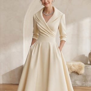 Frauen Elegante Langarm Maxi Kleid Slim Fit Taillenformale Sommerkleid Klassische Abend Party Kleid 2026