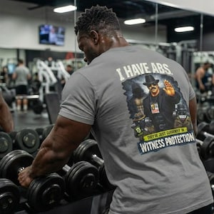 Chemise amusante pour culturistes | t-shirt pour abdominaux | Couvre-pompe pour salle de sport Permabulk | Cadeau de dynamophilie pour homme | Équipement de levage lourd surdimensionné