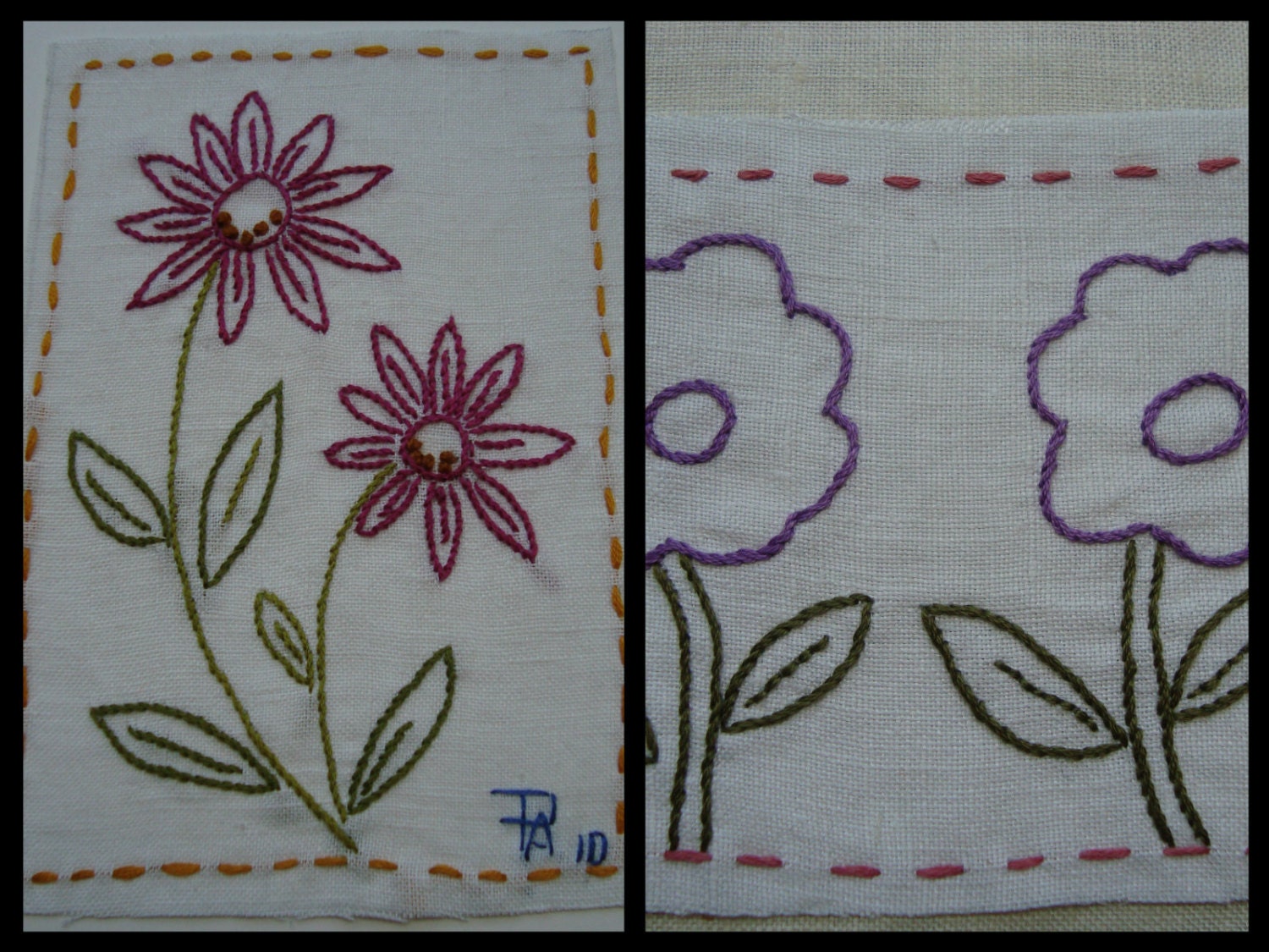 Flowers 2. Embroidery Pattern | Etsy