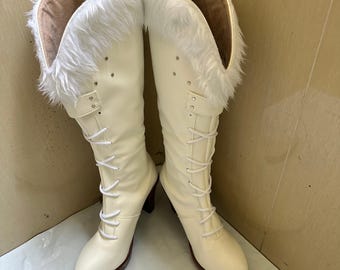 Nico Robin Cosplay Shoes Robin Hand Made Costume Boots