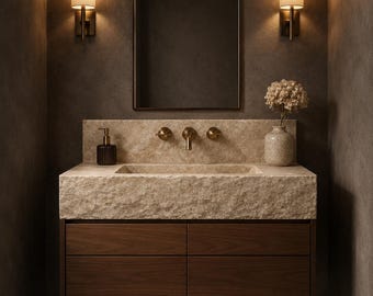 Travertine Sink