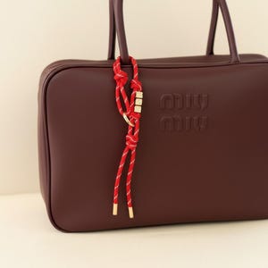 Personalized Rope Bag Charm · Custom Name Paracord Keychain · Handmade Bag & Backpack Accessory
