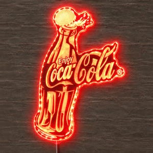 Led Coca Cola Sign - Etsy