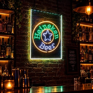 Heineken Neon Sign - Etsy